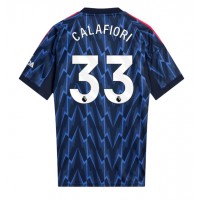 Arsenal Riccardo Calafiori #33 Vonkajší futbalový dres 2025-26 Krátky Rukáv
